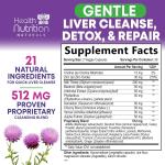 Milk Thistle Dandelion Detox Support Supplement