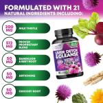 Milk Thistle Dandelion Detox Support Supplement