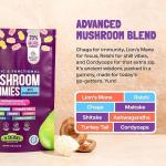 Fruit-Flavored Ashwagandha Mushroom Gummies, 80 Count