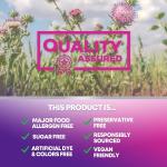 Milk Thistle Dandelion Detox Support Supplement