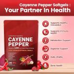 Cayenne Pepper Softgels for Vein and Heart Health