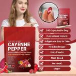 Cayenne Pepper Softgels for Vein and Heart Health