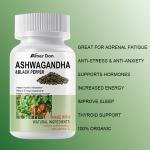 Ashwagandha 1300mg Capsules with Black Pepper