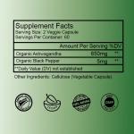 Ashwagandha 1300mg Capsules with Black Pepper