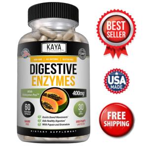 Digestive Enzymes for Gas, Bloating, and Comfort