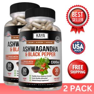 Ashwagandha Anxiety Calm Supplement with Black Pepper