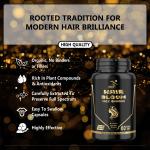 Organic Herbal Hair Growth Veggie Capsules 180 Count