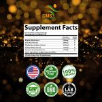 Organic Herbal Hair Growth Veggie Capsules 180 Count