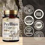 Psyllium Husk Capsules for Daily Fiber Boost