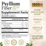 Psyllium Husk Capsules for Daily Fiber Boost