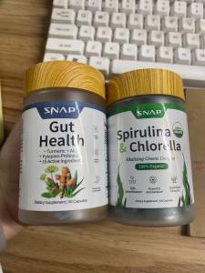 Snap Organic Spirulina & Chlorella Gut Health Supplement