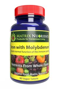 Organic Iron with Molybdenum Vegan Supplement