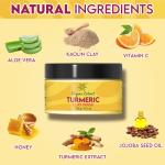 Turmeric – 4.2 fl oz / 120g – Brightening Clay for , Formulated to Reduce Dar...