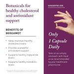 Reserveage Beauty, Bergamot Cholesterol Support with Resveratrol,... 