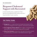 Reserveage Beauty, Bergamot Cholesterol Support with Resveratrol,... 