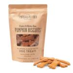 Portland Pet Food Company Pumpkin Dog Treats Healthy Biscuits for Small Medium & Large Dogs - Grain-Free, Human-Grade, All Natural Cookies, Snacks & Puppy Training Treats - Made in The USA - 5 oz