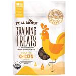 Full Moon USDA Organic Chicken Training Treats Healthy All Natural Dog Treats Human Grade 175 Treats 6 Ounce (Pack of 1)
