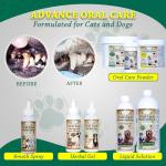 Mad About Organics Daily Oral Care Herbal Spray for Dogs & Cats - Wintergreen, Spearmint & Peppermint Formula, Reduces Plaque & Tartar for Fresh Breath, Simple No-Brush Dental Solution, 4oz Bottle