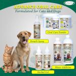 Mad About Organics Daily Oral Care Herbal Spray for Dogs & Cats - Wintergreen, Spearmint & Peppermint Formula, Reduces Plaque & Tartar for Fresh Breath, Simple No-Brush Dental Solution, 4oz Bottle