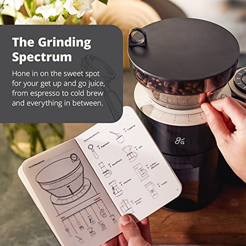 Precise Burr Coffee Grinder for All Brewing Methods (Onyx Black)