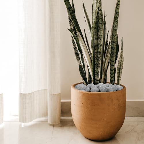 Skyflame Round Lava Rock Pebbles for Fire Pits