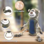 BUYPOW Squeaky Plush Dog Chew Toy - Monkey
