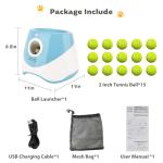 Automatic Ball Launcher for Small Dogs - Blue
