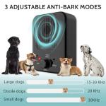 Ultrasonic Rechargeable Anti-Bark Dog Device