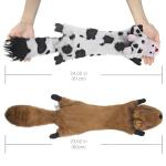 SHARLOVY 5 Pack Dog Squeaky Crinkle Toys