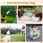 Wodoca Plush Chew Toys with Rope and Squeaker