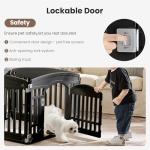 Portable 4-Panel Dog Playpen for Indoor/Outdoor Use