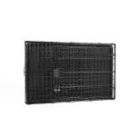 36" Foldable Metal Dog Crate for Medium Breeds