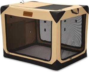 Collapsible 36 Inch Soft Dog Crate for Travel