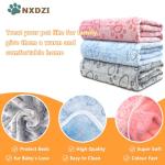 3 Pack Washable Soft Dog Blankets for Small Pets