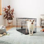 36" Foldable Metal Dog Crate for Medium Breeds