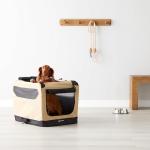 Portable 2-Door Travel Pet Kennel - 26 Inch