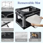 Collapsible 42 Inch Dog Crate for Travel