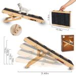 Adjustable Wooden Dog Ramp for Beds and Couches