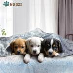 3 Pack Washable Soft Dog Blankets for Small Pets