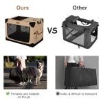 Collapsible 36 Inch Soft Dog Crate for Travel