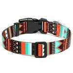 Mercano Tribal Green Adjustable Dog Collar