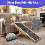 Foldable Adjustable Dog Ramp for Sofa