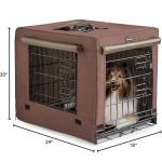 DONORO Collapsible Dog Crate for Small Dogs