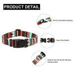 Mercano Tribal Green Adjustable Dog Collar