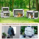 EHEYCIGA 36-Inch Collapsible Travel Dog Crate