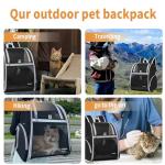 Pet Carrier Backpack for Small Dogs and Cats
