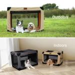 Collapsible 36 Inch Soft Dog Crate for Travel