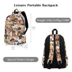 Funny Dog School Backpack for Kids - 17 Inch