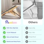 Foldable Adjustable Dog Ramp for Sofa