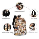 Funny Dog School Backpack for Kids - 17 Inch